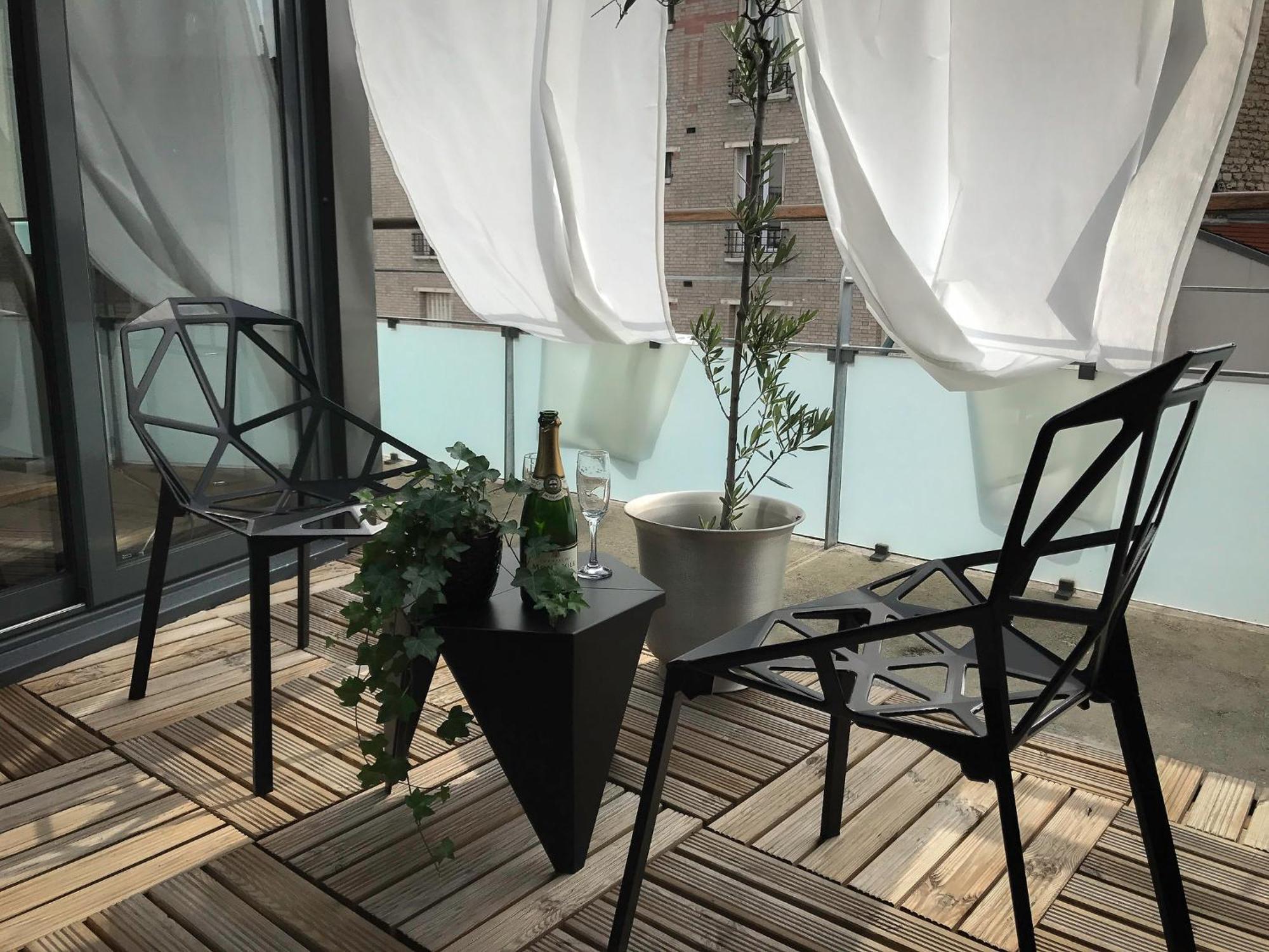 Beautiful Loft 130M2 Sun And Free Parking Ok 1M95 Daire La Garenne-Colombes Dış mekan fotoğraf